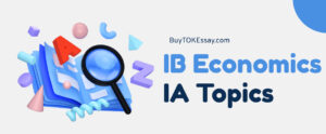 IB economics ia topics