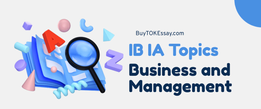 IB IA Business Topics