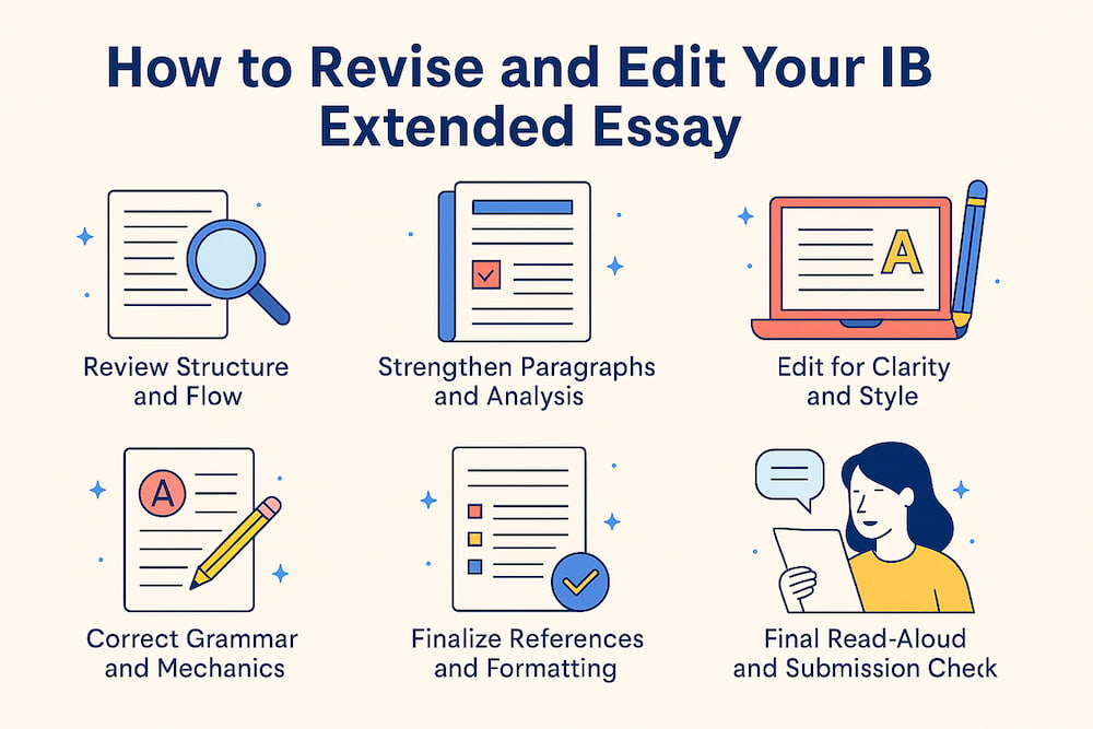 How to revise and edit your IB extended essay?
